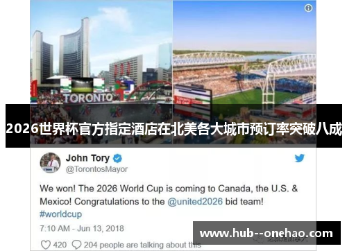 2026世界杯官方指定酒店在北美各大城市预订率突破八成 2026世界杯官方指定酒店在北美各大城市预订率突破八成